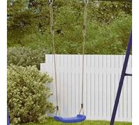 vidaXL Balançoire d'extérieur d'enfants simple et corde réglable bleu, balançoire de jardin, siège de balançoire, balançoire 4009272 Bleu G