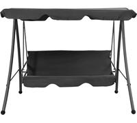 vidaXL Balançoire hollywoodienne avec toit Anthracite 192×118×175 cm Acier