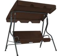 vidaXL Balançoire hollywoodienne brun café 170×110×153 cm