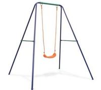 vidaXL Balançoire Simple Orange Aire de Jeux Portique Balancelle pour Enfant 91361 Orange G