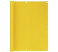Vidaxl Écran De Balcon Jaune 120x300 Cm Pehd Jaune