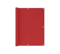 vidaXL Balkonscherm 120x300 cm HDPE rood311012