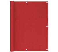 Vidaxl Écran De Balcon Rouge 120x300 Cm Pehd Rouge