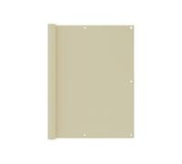 vidaXL Balkonscherm 120x300 cm oxford stof crÃme134956