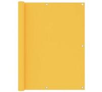 vidaXL Balkonscherm 120x300 cm oxford stof geel135028 Jaune G