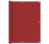 vidaXL Balkonscherm 120x300 cm oxford stof rood135040 Rouge G