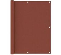 vidaXL Écran de balcon Terre cuite 120x300 cm, Tissu Oxford, Imperméable, Protection UV