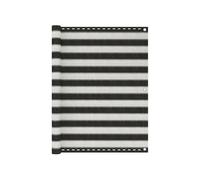 Vidaxl Écran De Balcon Pehd 120x400 Cm Anthracite Et Blanc Blanc
