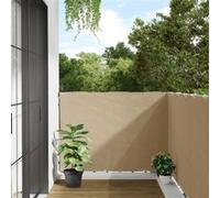 vidaXL Balkonscherm 120x400 cm oxford stof beige134945 Beige G