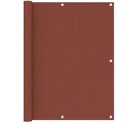 vidaXL Balkonscherm 120x400 cm oxford stof terracotta134981 G