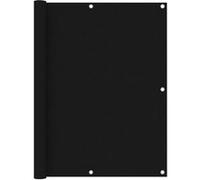 vidaXL Ecran de Balcon Brise-vue Brise-vent Store de Jardin Ecran de Protection Ecran d'Intimité Extérieur Noir 120x400 cm Tissu Oxford