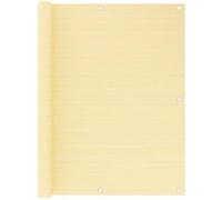 vidaXL Balkonscherm 120x500 cm HDPE beige310918 Beige G