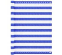 Balkonscherm 120x500 cm HDPE blauw en wit310894