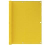 Vidaxl Écran De Balcon Jaune 120x500 Cm Pehd Jaune