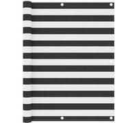 vidaXL Balkonscherm 120x500 cm oxford stof antraciet en wit134886