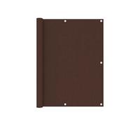 Vidaxl Écran De Balcon Marron 120x500 Cm Tissu Oxford Marron