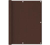 vidaXL Balkonscherm 120x500 cm oxford stof bruin135078 Marron G