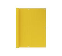 vidaXL Balkonscherm 120x600 cm HDPE geel311003