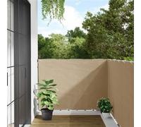 vidaXL Écran de balcon Brise-vue 120x600 cm Tissu Oxford Beige Imperméable