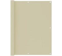 Vidaxl Écran De Balcon Crème 120x600 Cm Tissu Oxford