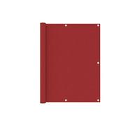 vidaXL Ecran de Balcon Brise-vue Brise-vent de Jardin Ecran de Protection Ecran d'Intimité Confidentialité Extérieur Rouge 120x600 cm Tissu Oxford