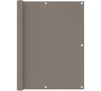 Vidaxl Écran De Balcon Taupe 120x600 Cm Tissu Oxford Gris