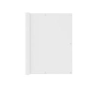 vidaXL Balkonscherm 120x600 cm oxford stof wit134899