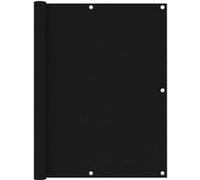 Vidaxl Écran De Balcon Noir 120x600 Cm Tissu Oxford Noir