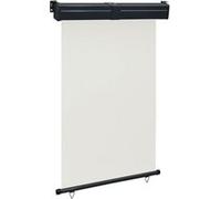 vidaXL Auvent latéral de balcon 125x250 cm Crème
