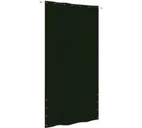 vidaXL Ecran de Balcon Ecran de Protection Ecran d'Intimité Ecran de Clôture Protection d'Intimité Jardin Extérieur Vert Foncé 140x240 cm Tissu Oxford Vert