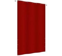 vidaXL Balkonscherm 140x240 cm oxford stof rood148546 Rouge G