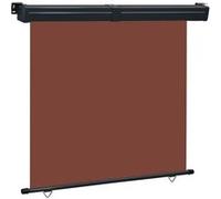 vidaXL Auvent latéral de balcon 160x250 cm Marron