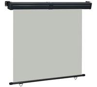 vidaXL Auvent latéral de balcon Pare-soleil et pare-brise résistant aux UV et à l'eau 165x250 cm Gris