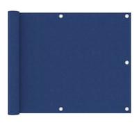 vidaXL Ecran de Balcon Brise-vue Brise-vent de Jardin Ecran de Protection Ecran d'Intimité Confidentialité Extérieur Bleu 75x300 cm Tissu Oxford