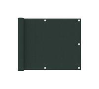 vidaXL Balkonscherm 75x300 cm oxford stof donkergroen134996 Vert G