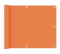 vidaXL Balkonscherm 75x300 cm oxford stof oranje135044 Orange G