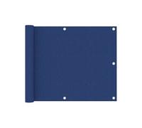 vidaXL Balkonscherm 75x400 cm oxford stof blauw135009
