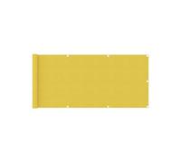 vidaXL Balkonscherm 75x500 cm HDPE geel310994 Jaune G