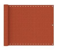 Vidaxl Écran De Balcon Orange 75x500 Cm Pehd Orange