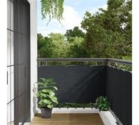 vidaXL Balkonscherm 75x500 cm oxford stof antraciet134866