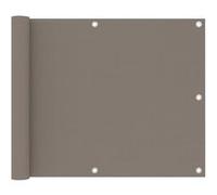 vidaXL Ecran de Balcon Brise-vue Brise-vent de Jardin Ecran de Protection Ecran d'Intimité Confidentialité Extérieur Taupe 75x600 cm Tissu Oxford Taupe https://www.fnac.com/mp45154263/vidaXL-Ecran-de-balcon-Taupe-75x600-cm-Tissu-Oxford/w-4?oref=17f8e114-1be2-b2cd-e75b-433217b28587