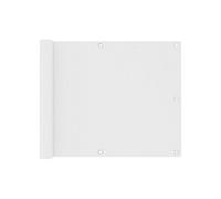 vidaXL Balkonscherm 75x600 cm oxford stof wit134891