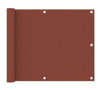 vidaXL Balkonscherm 75x700 cm oxford stof terracotta134974 G