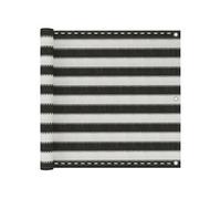 Vidaxl Écran De Balcon Pehd 90x300 Cm Anthracite Et Blanc Blanc