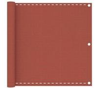 Balkonscherm 90x300 cm HDPE terracottakleurig310948