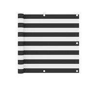 vidaXL Balkonscherm 90x300 cm oxford stof antraciet en wit134880