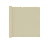 Vidaxl Écran De Balcon Crème 90x300 Cm Tissu Oxford