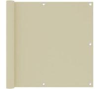 vidaXL Balkonscherm 90x300 cm oxford stof crÃme134952 Crème G