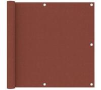 vidaXL Balkonscherm 90x300 cm oxford stof terracotta134976 G