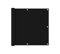 vidaXL Balkonscherm 90x300 cm oxford stof zwart135060 Noir G